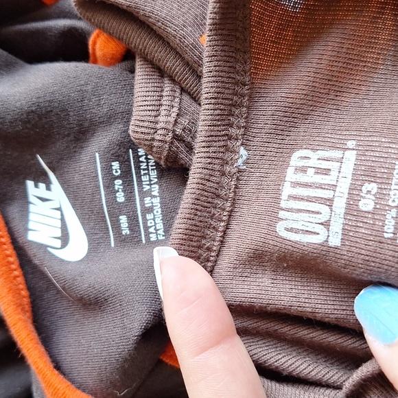 Nwt Nike Cleveland Browns Baby Onsie Lot (2) 0 To 6 M - Picture 7 of 7